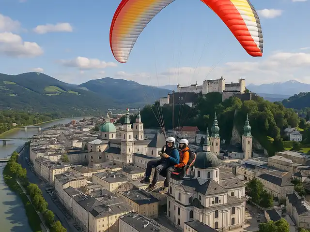 Gleitschirm Tandemflug Salzburg